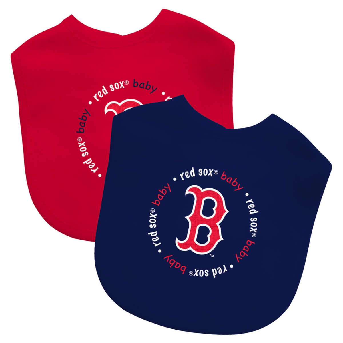 BRS2160 Boston Red Sox Baby Bibs, Pack of 2