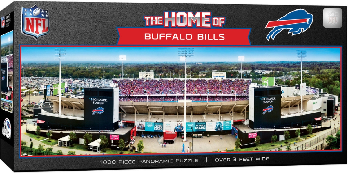 BUB1032 Buffalo Bills Panoramic Stadium View Puzzle, 1000 Piece