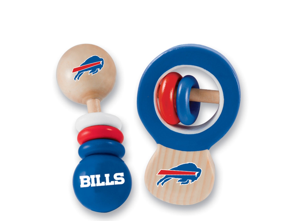 BUB2070 Buffalo Bills Wood Rattle Set