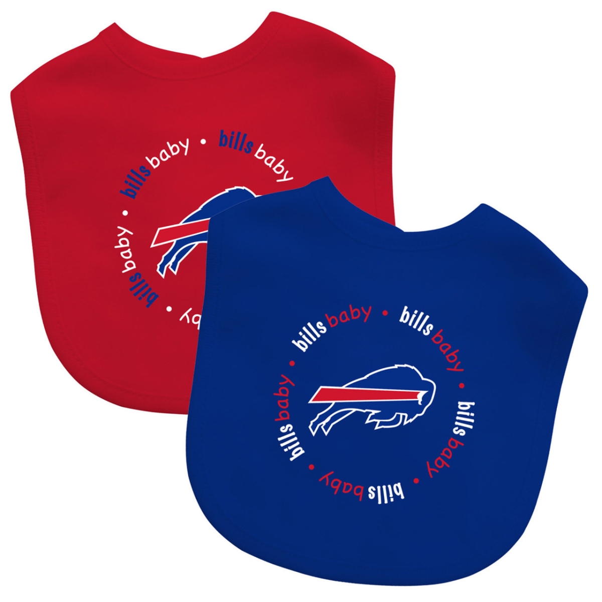 Picture of MasterPieces BUB2160 Buffalo Bills Baby Bibs&#44; Pack of 2