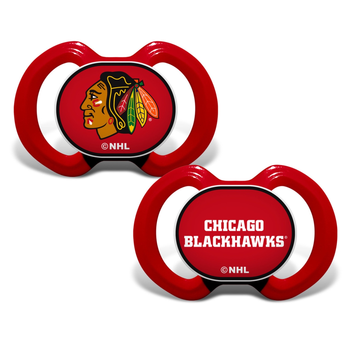 CBL2000 Chicago Blackhawks Pacifier, Pack of 2