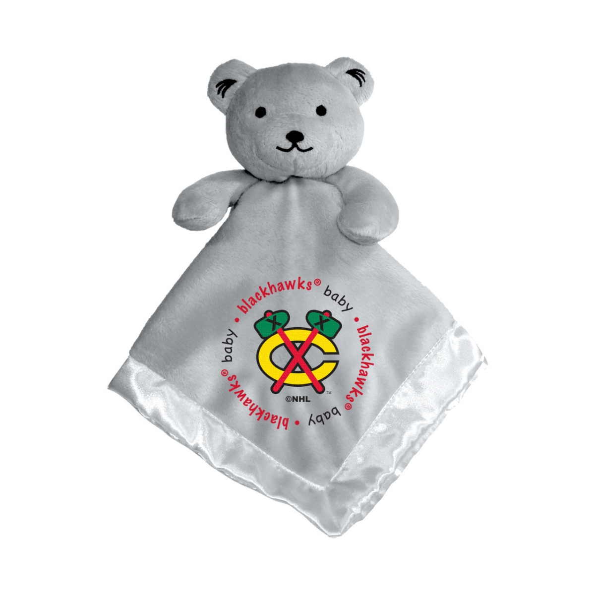 CBL2120 Chicago Blackhawks Security Bear, Gray