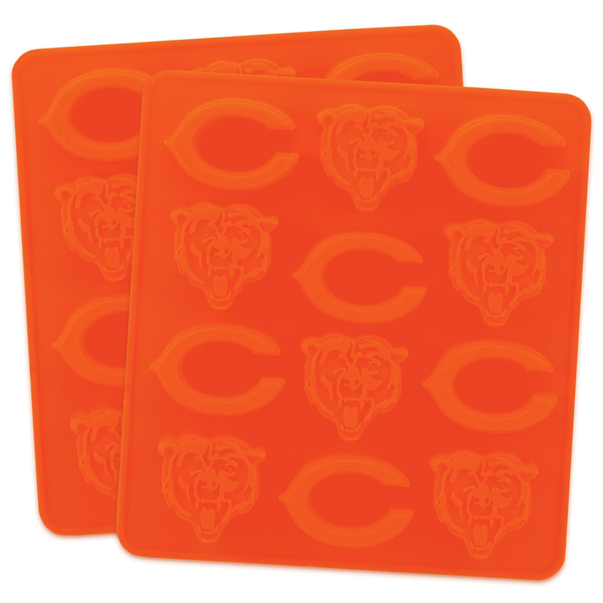 CHB4040 Chicago Bears Ice Trays, Pack of 2
