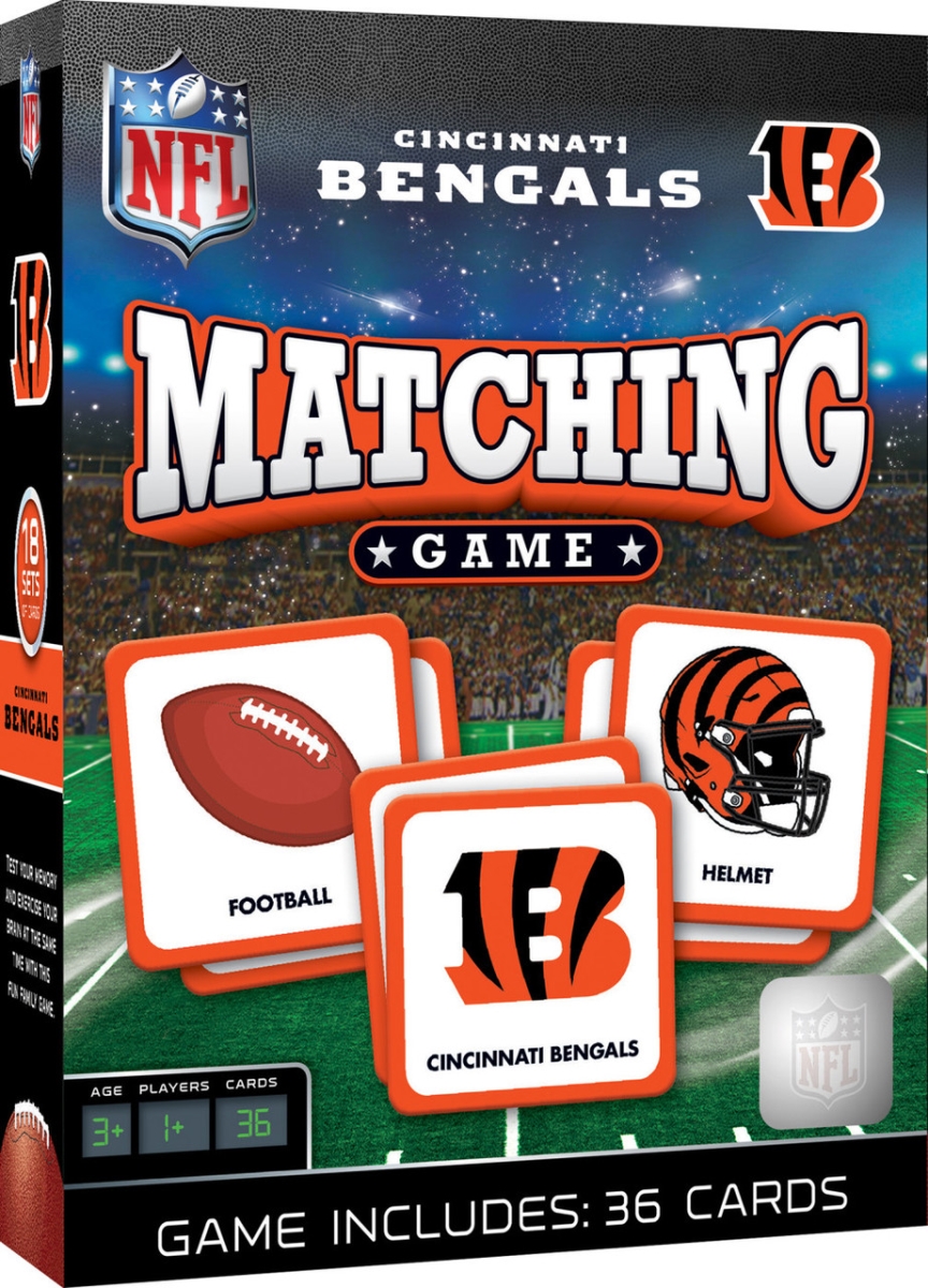 CIB3080 Cincinnati Bengals Matching Game