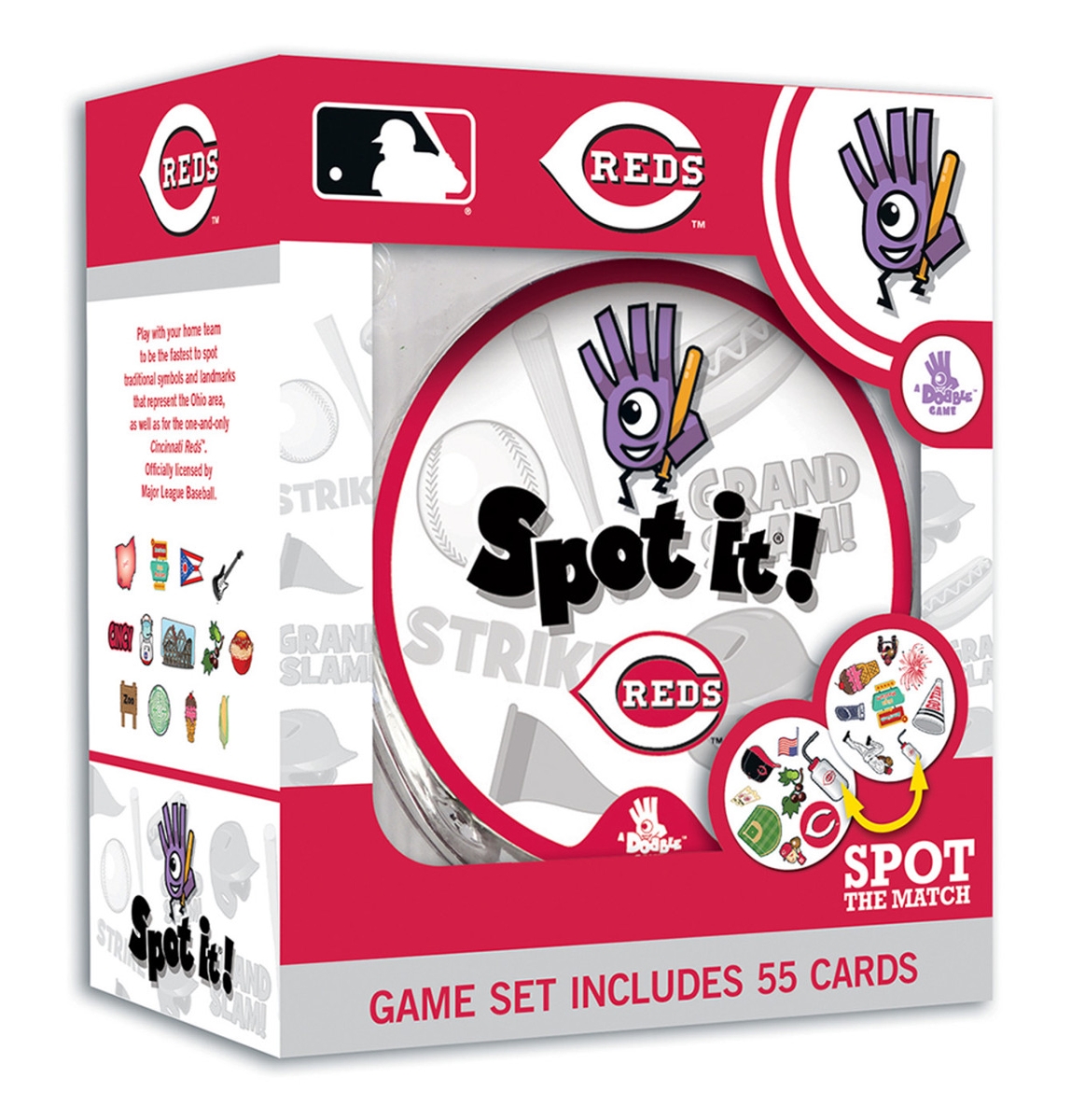 CIR3160 Cincinnati Reds Spot It Card Game