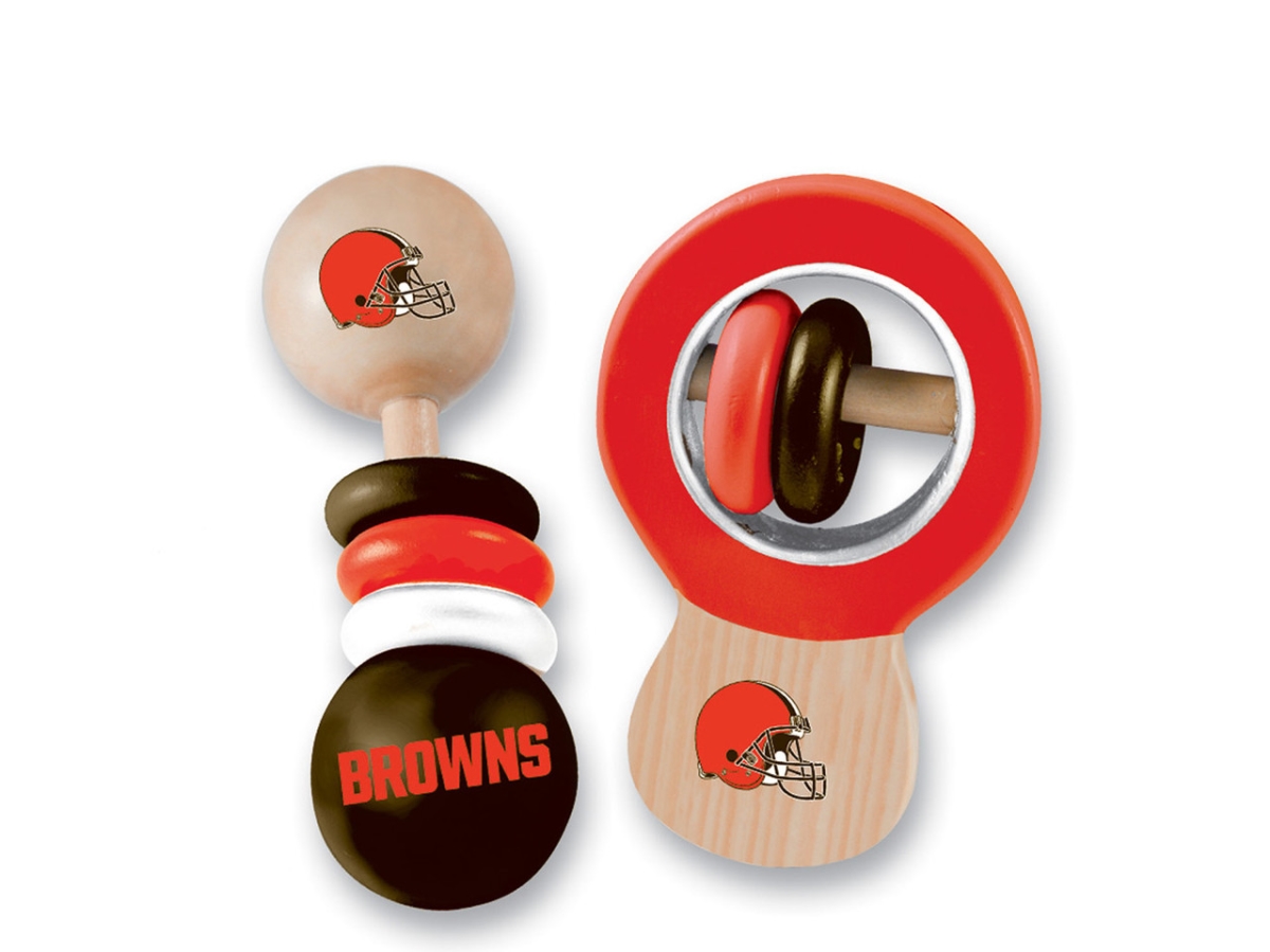 CLB2070 Cleveland Browns Wood Rattle Set
