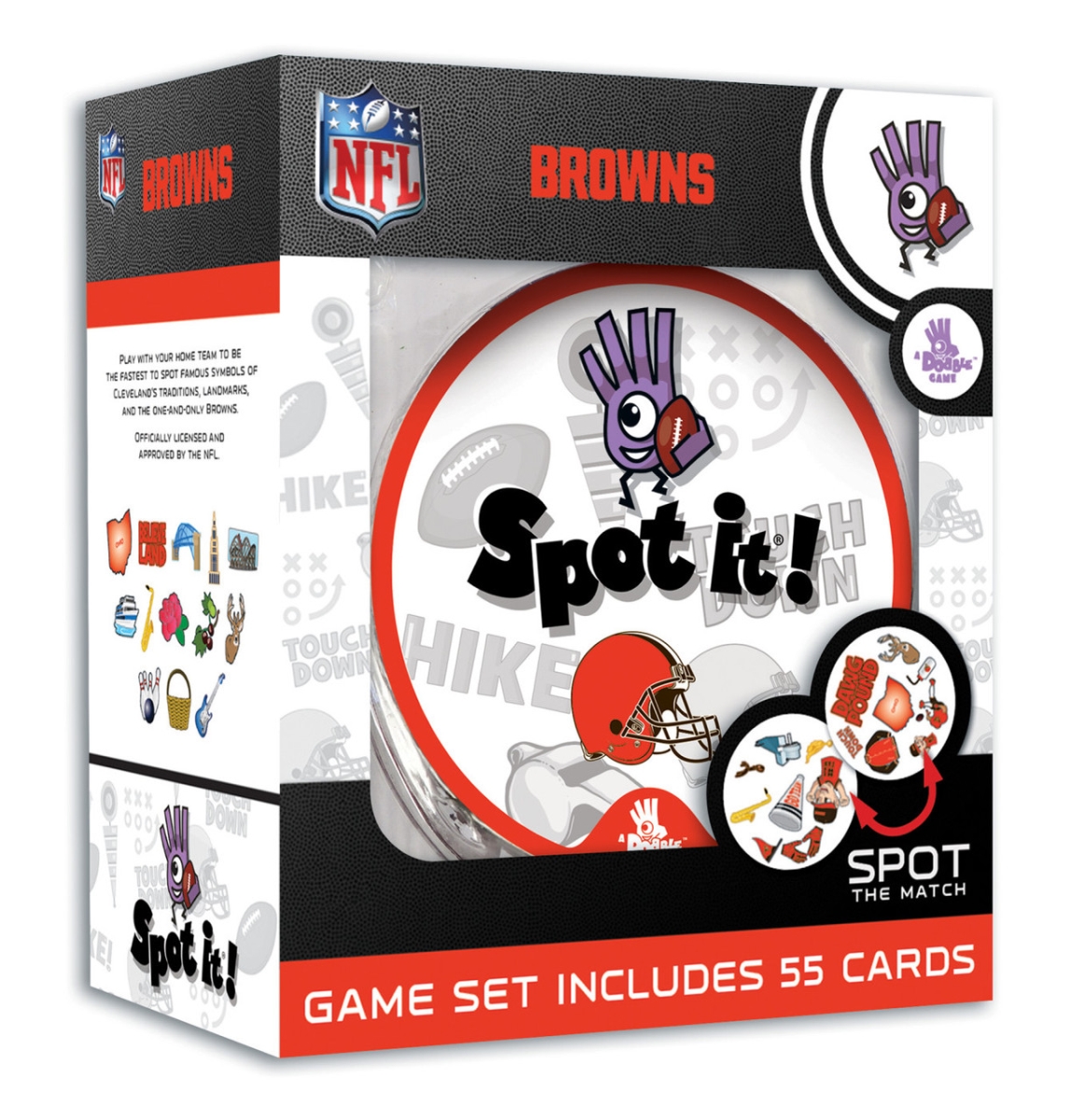 CLB3160 Cleveland Browns Spot It Card Game