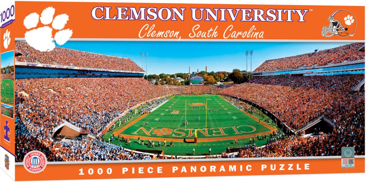 Picture of MasterPieces CLE1031 Clemson Tigers End Zone Panoramic Puzzle&#44; 1000 Piece