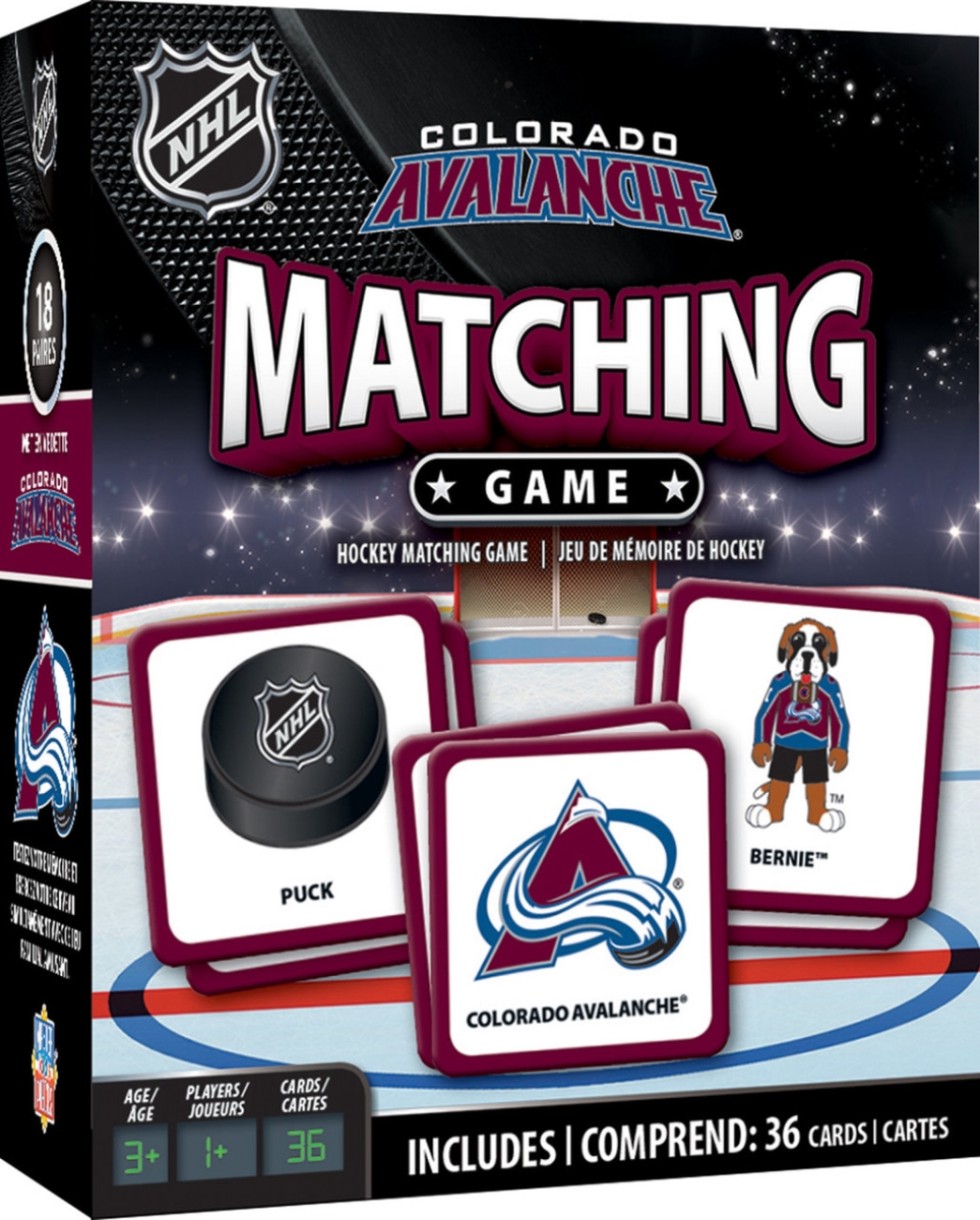 Masterpiece COA3080 NHL Colorado Avalanche Matching Game