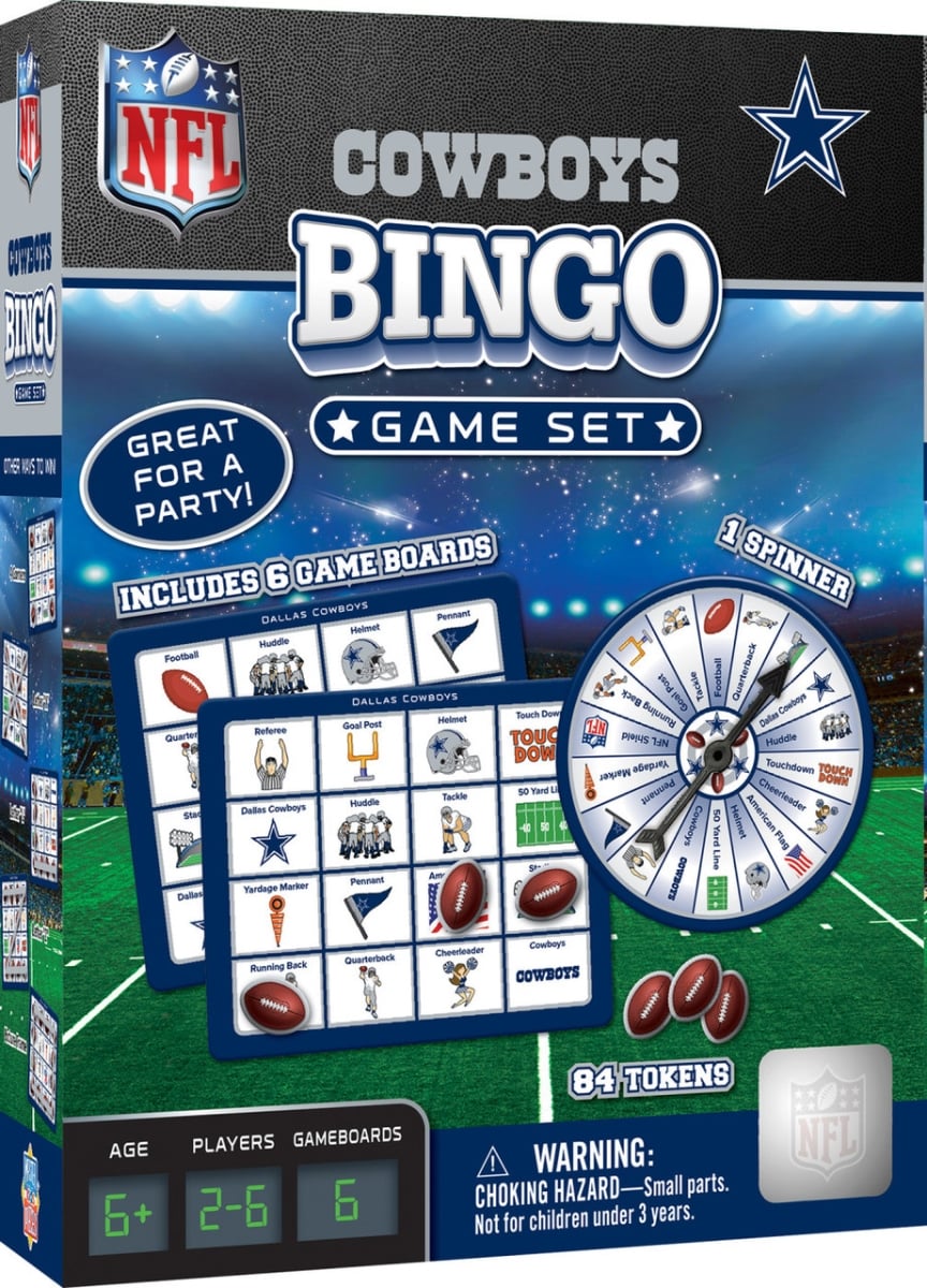 Masterpiece DAC3250 NFL Dallas Cowboys Bingo Game