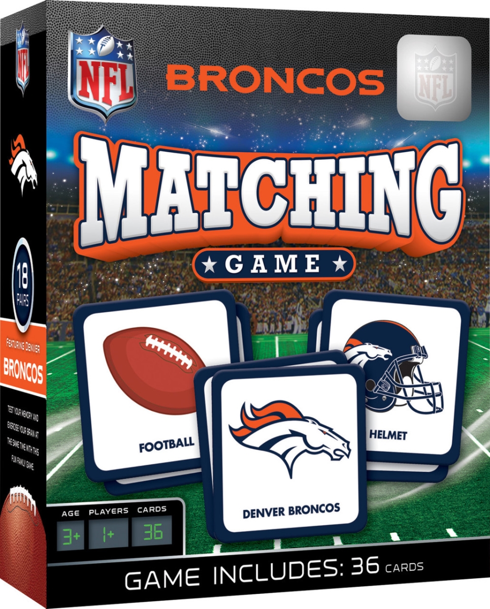 Masterpiece DEB3080 NFL Denver Broncos Matching Game