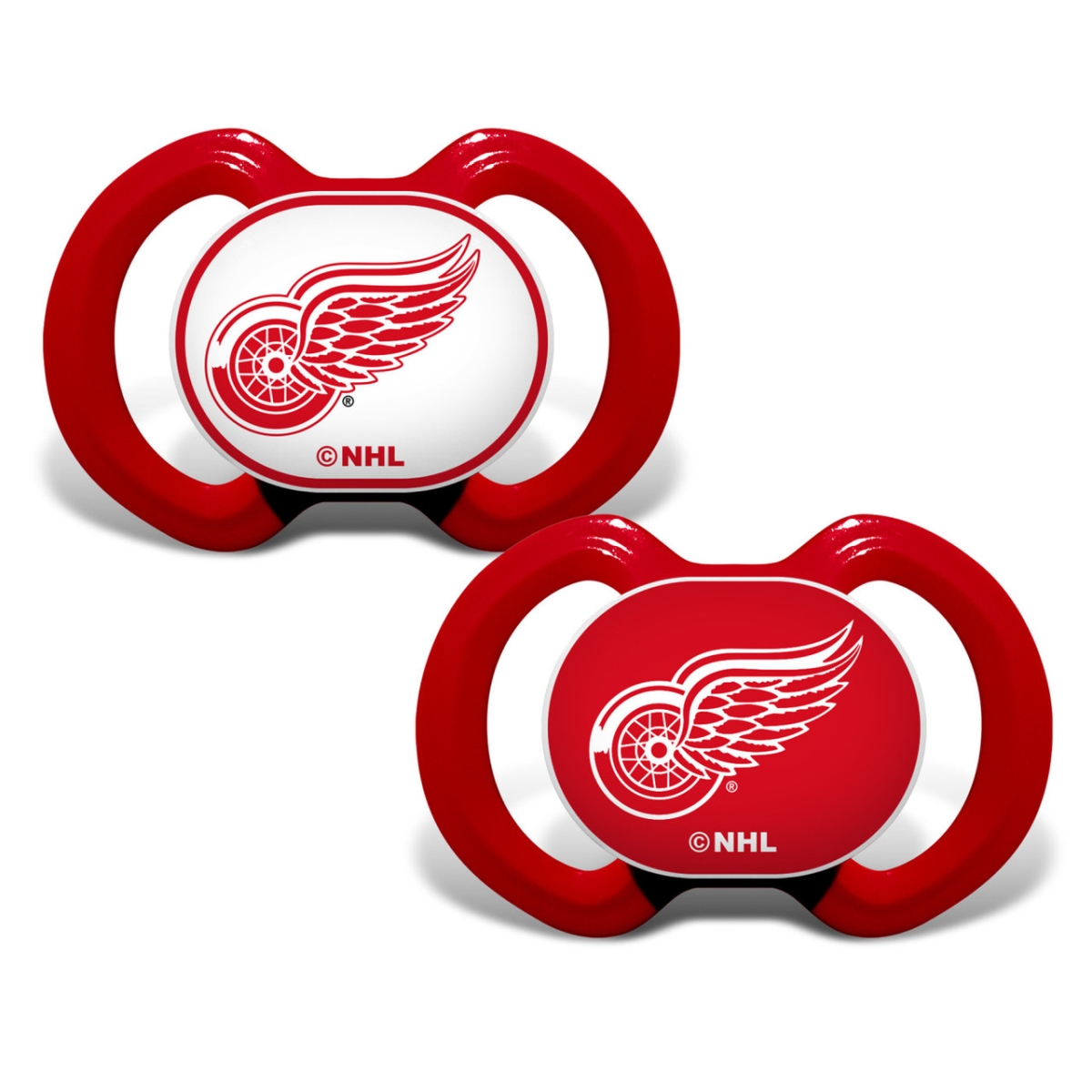 Masterpiece DRW2000 NHL Detroit Red Wings Pacifier - Pack of 2