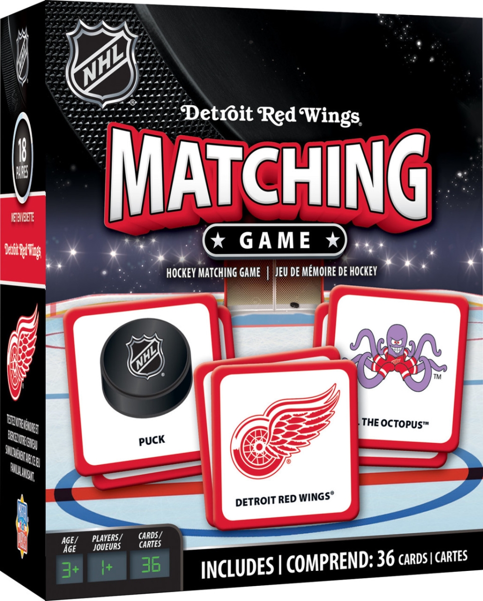 Masterpiece DRW3080 NHL Detroit Red Wings Matching Game