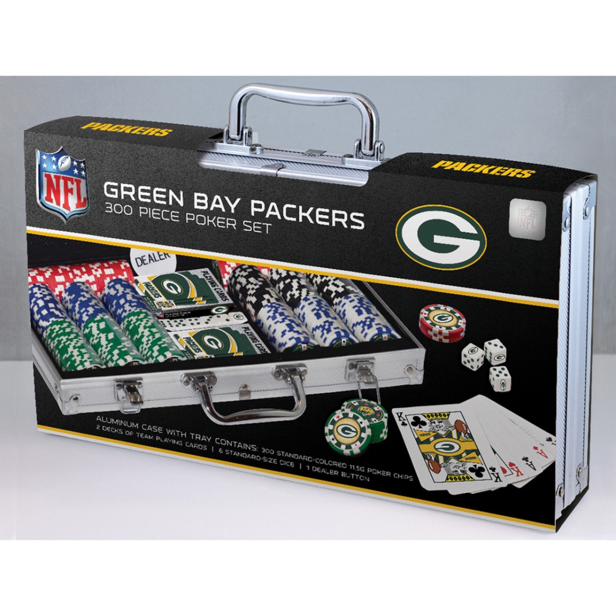 Masterpiece  NFL Green Bay Packers Poker Set - 300 Piece