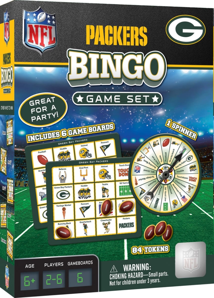 Masterpiece GBP3250 NFL Green Bay Packers Bingo Game