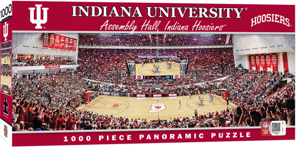 Picture of Masterpiece IND1039 NCAA Indiana Hoosiers Panoramic Puzzle - 1000 Piece