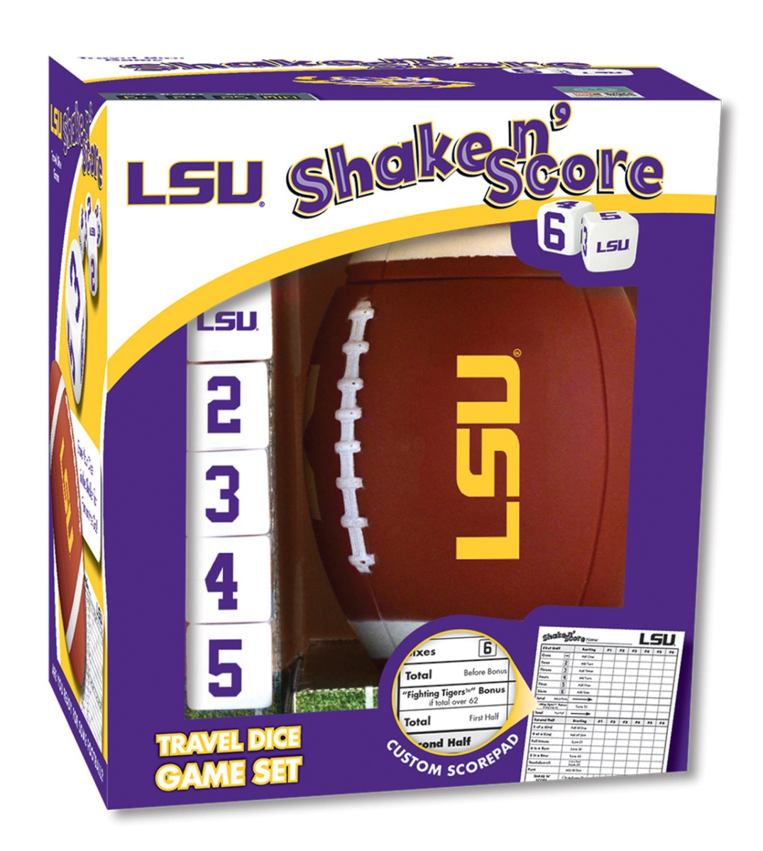 Masterpiece LSU3090 NCAA Louisiana State Tigers Shake-N-Score Dice Game