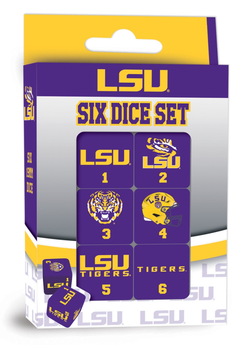 Masterpiece LSU3140.01 NCAA Louisiana State Tigers Dice Set