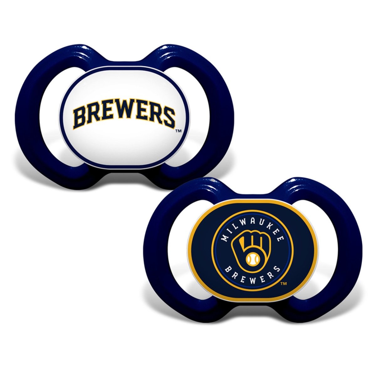 Masterpiece MIB2000 MLB Milwaukee Brewers Pacifier - Pack of 2