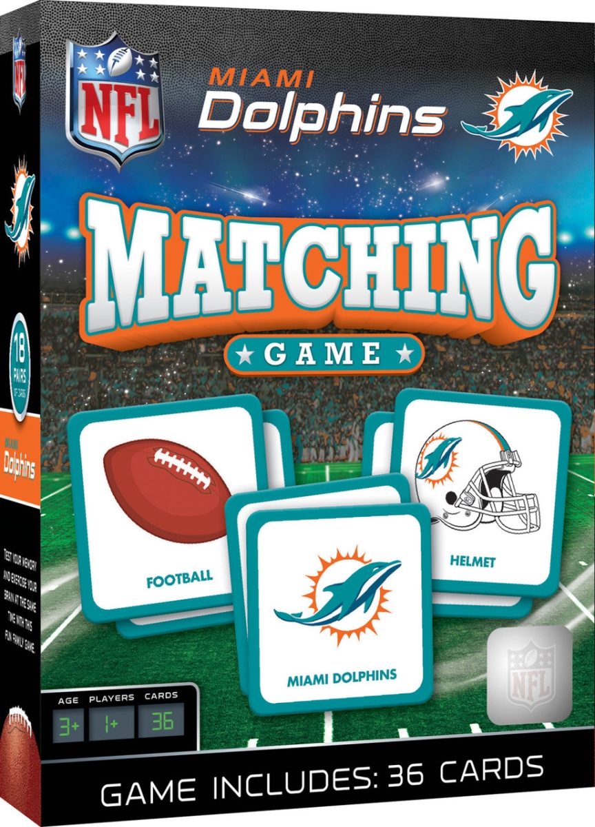Masterpiece MID3080 NFL Miami Dolphins Matching Game