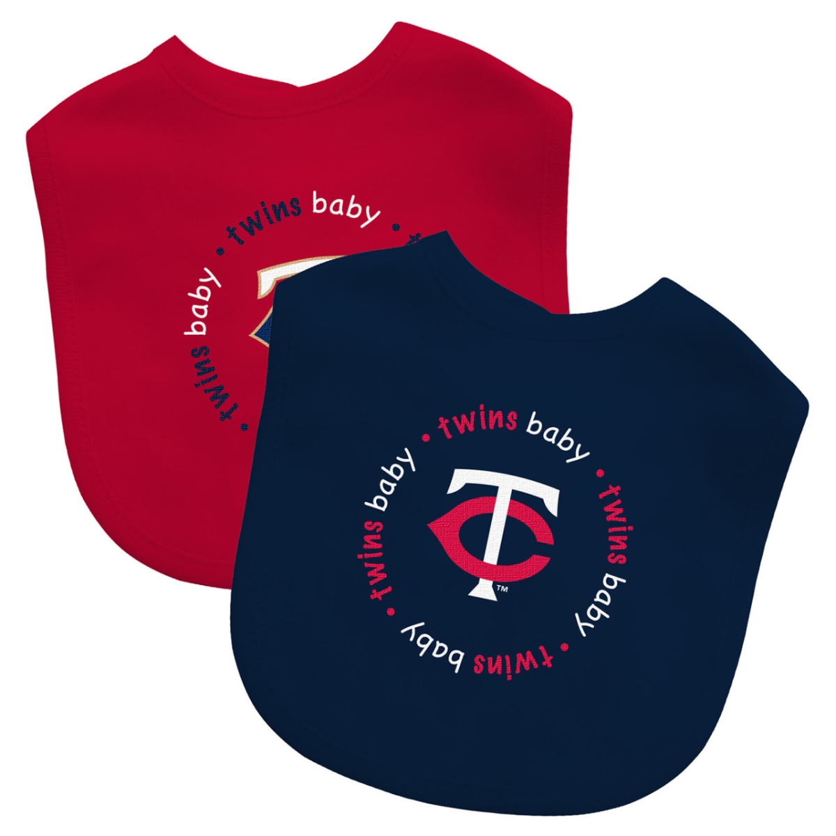 Masterpiece MIT2160 MLB Minnesota Twins Baby Bibs - Pack of 2
