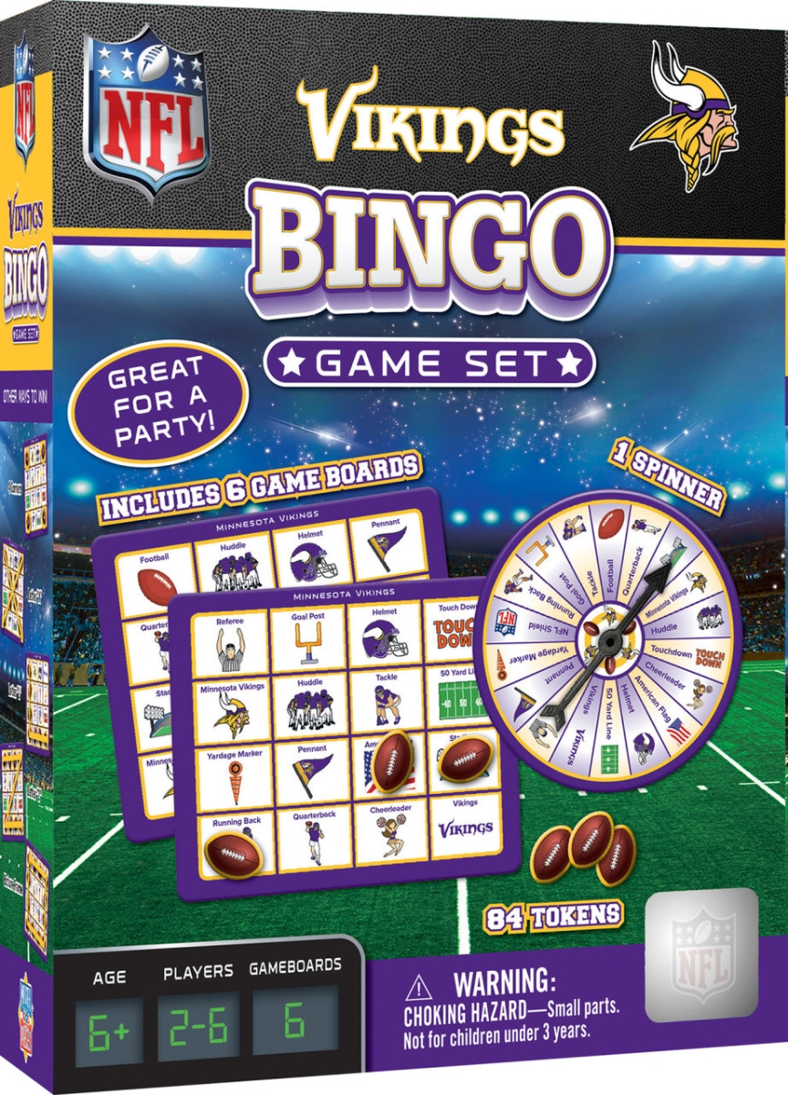 Masterpiece MIV3250 NFL Minnesota Vikings Bingo Game