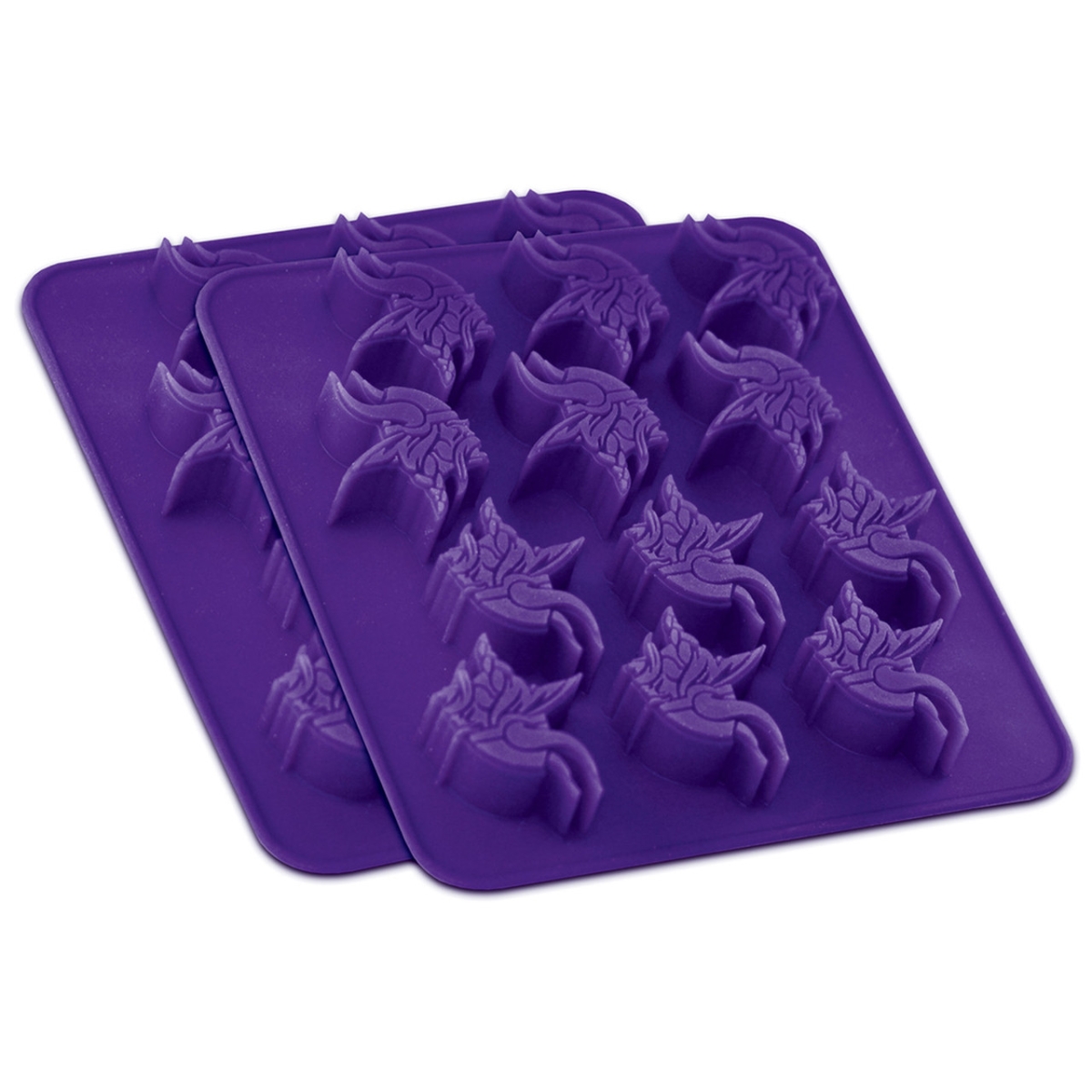 Masterpiece MIV4040 NFL Minnesota Vikings Ice Trays - Pack of 2