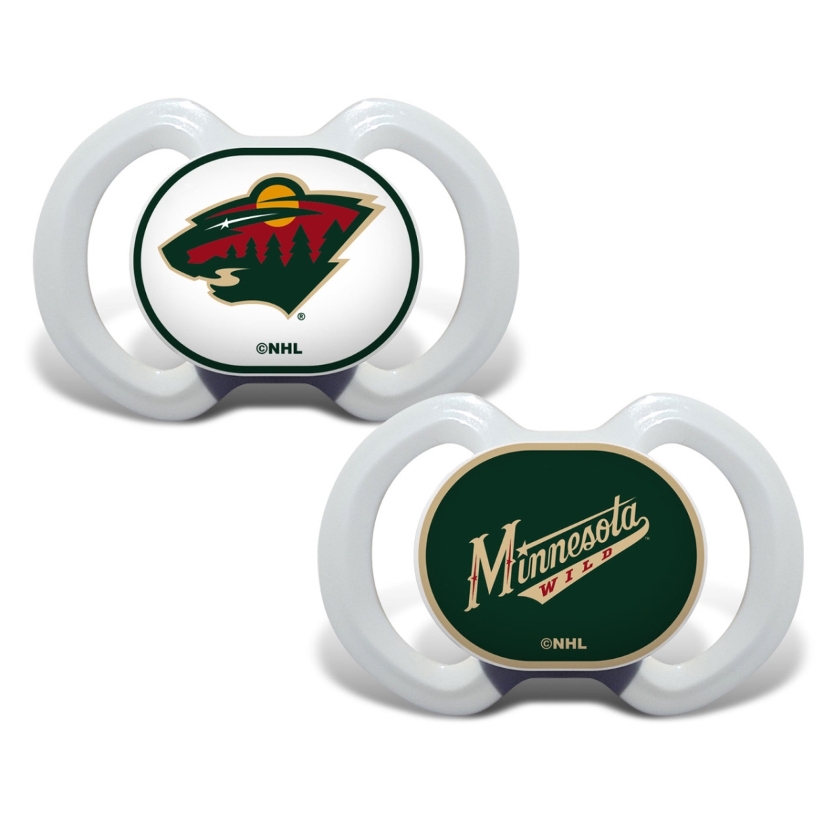 Masterpiece MIW2000 NHL Minnesota Wild Pacifier - Pack of 2
