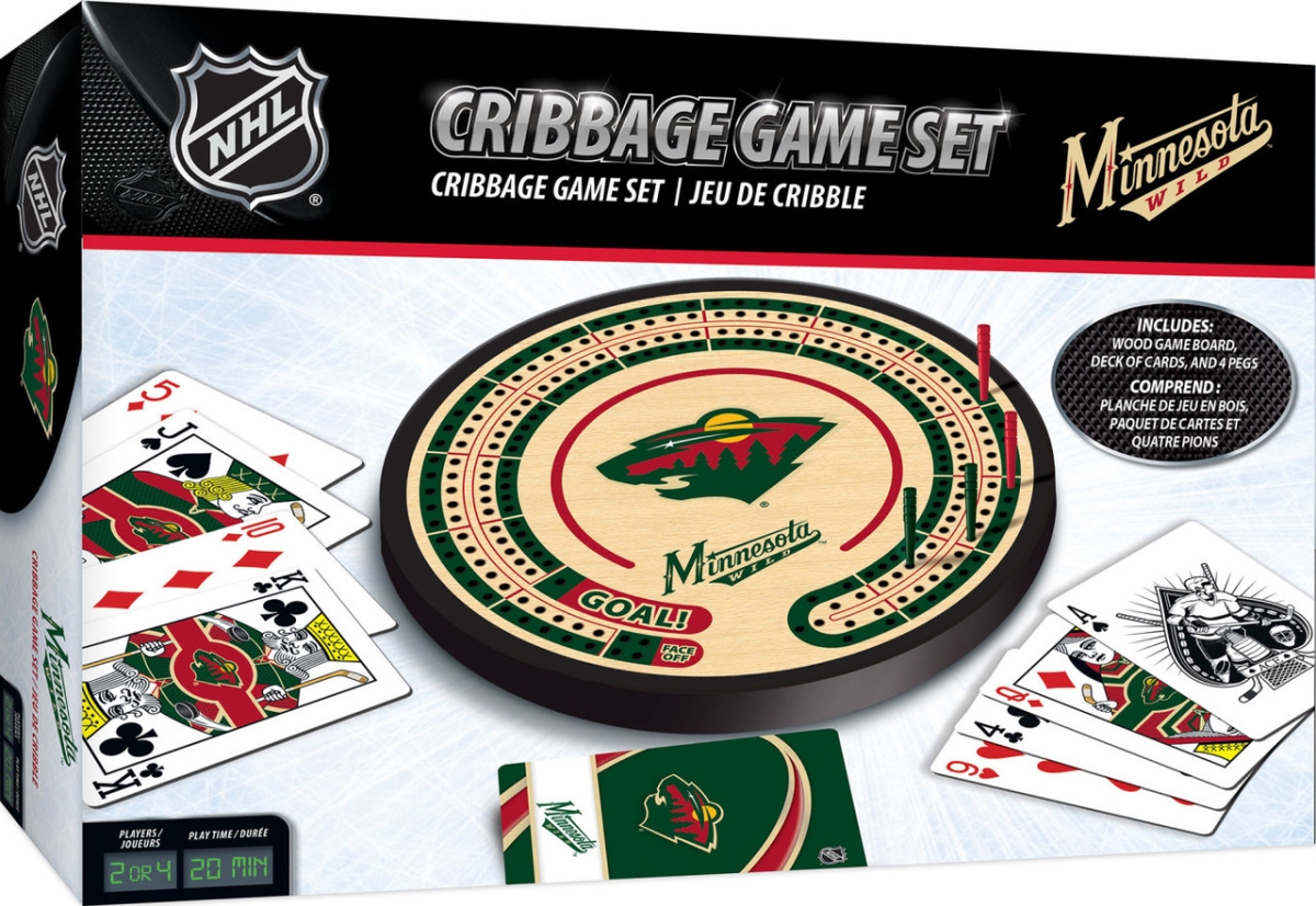 Masterpiece MIW3070 NHL Minnesota Wild Cribbage Board Game