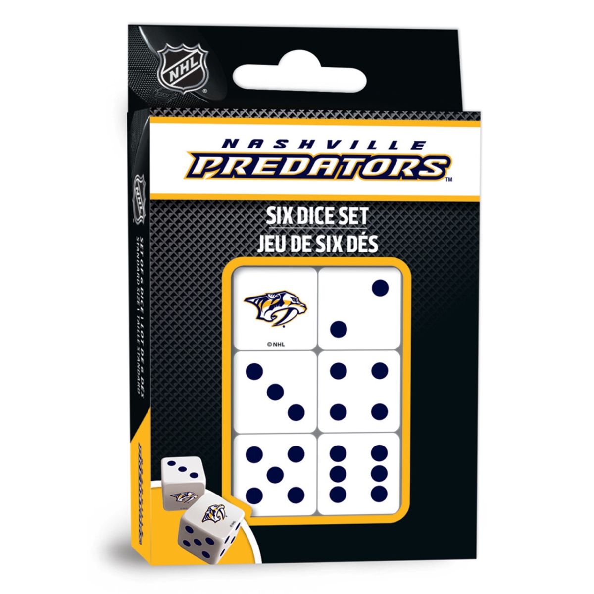 Masterpiece NAS3140 NHL Nashville Predators Dice Set