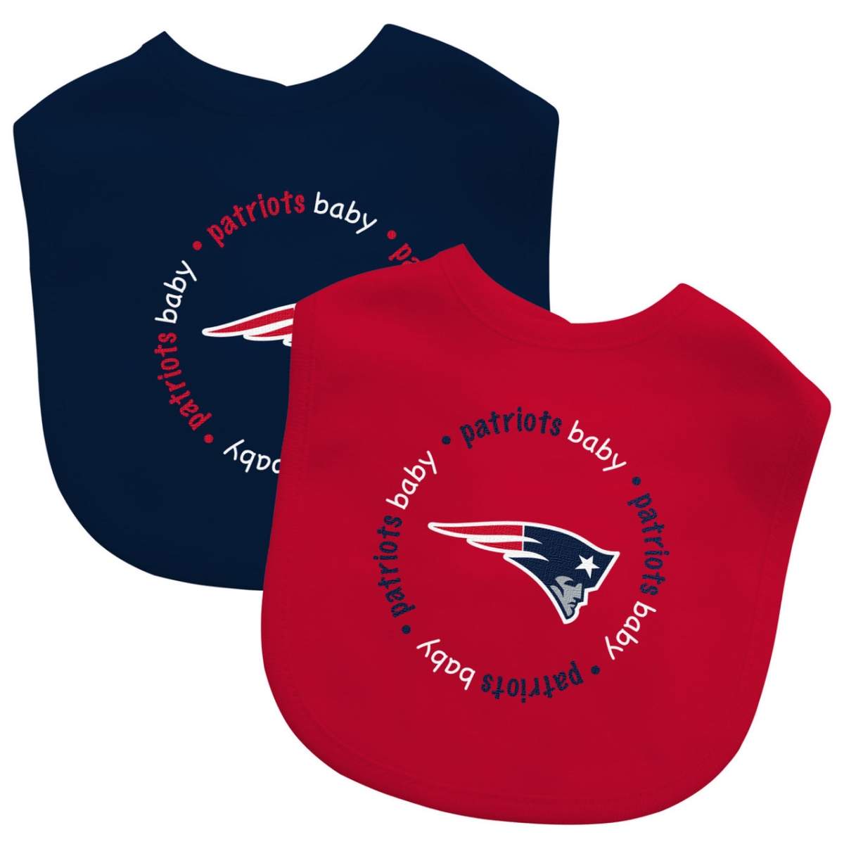 Picture of Masterpiece NEP2160 NFL New England Patriots Baby Bibs - Pack of 2