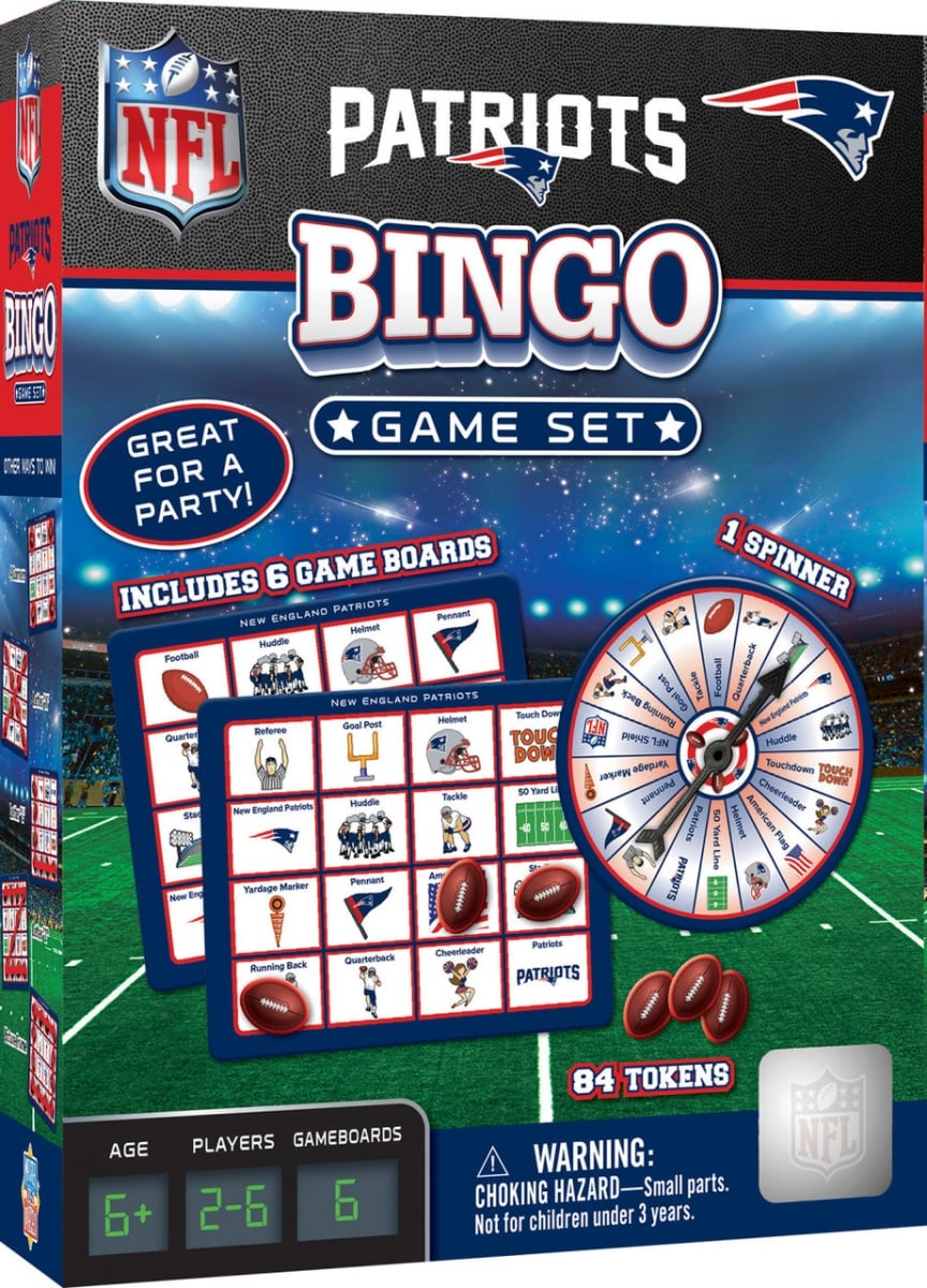 Masterpiece NEP3250 NFL New England Patriots Bingo Game