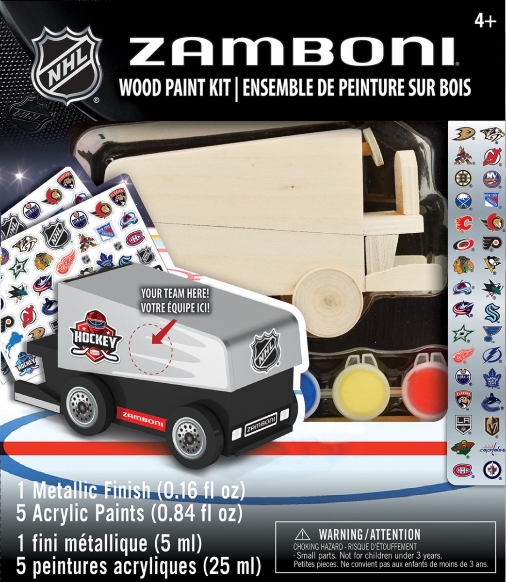 Masterpiece NHL3220 NHL Zamboni Wood Paint Kit