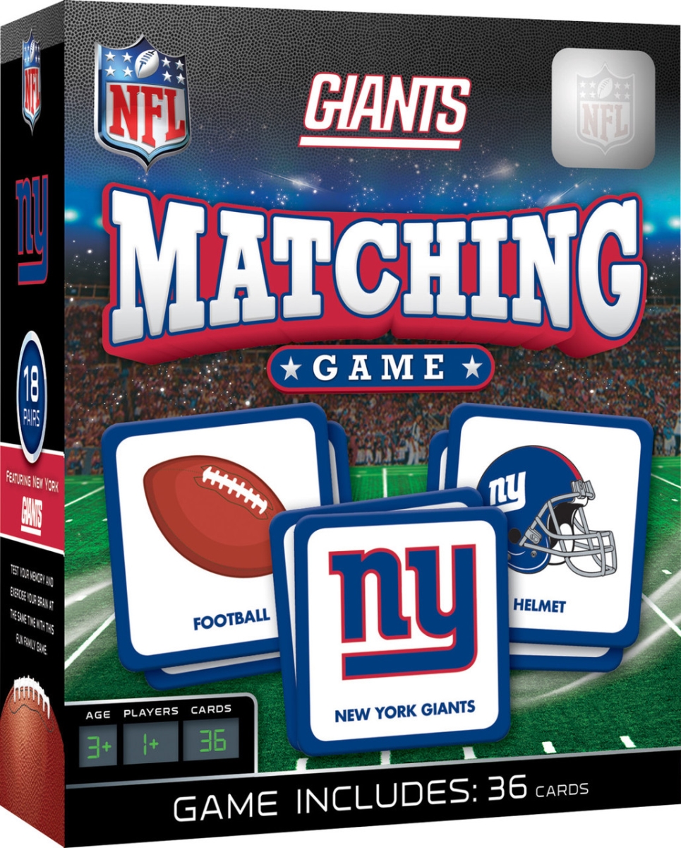 Masterpiece NYG3080 NFL New York Giants Matching Game