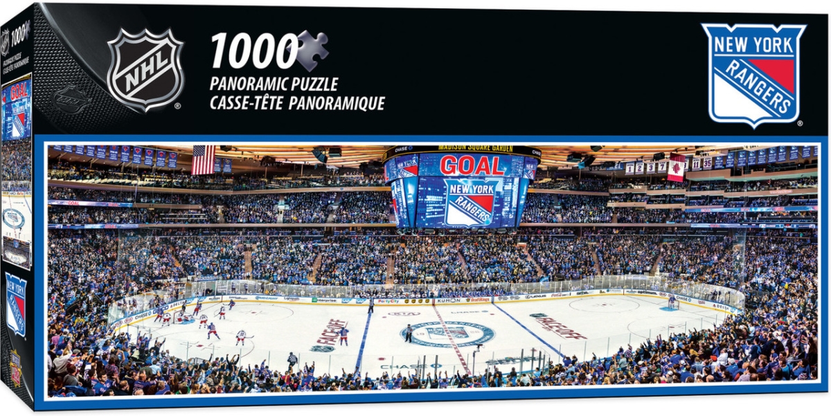Masterpiece  NHL New York Rangers Panoramic Puzzle - 1000 Piece
