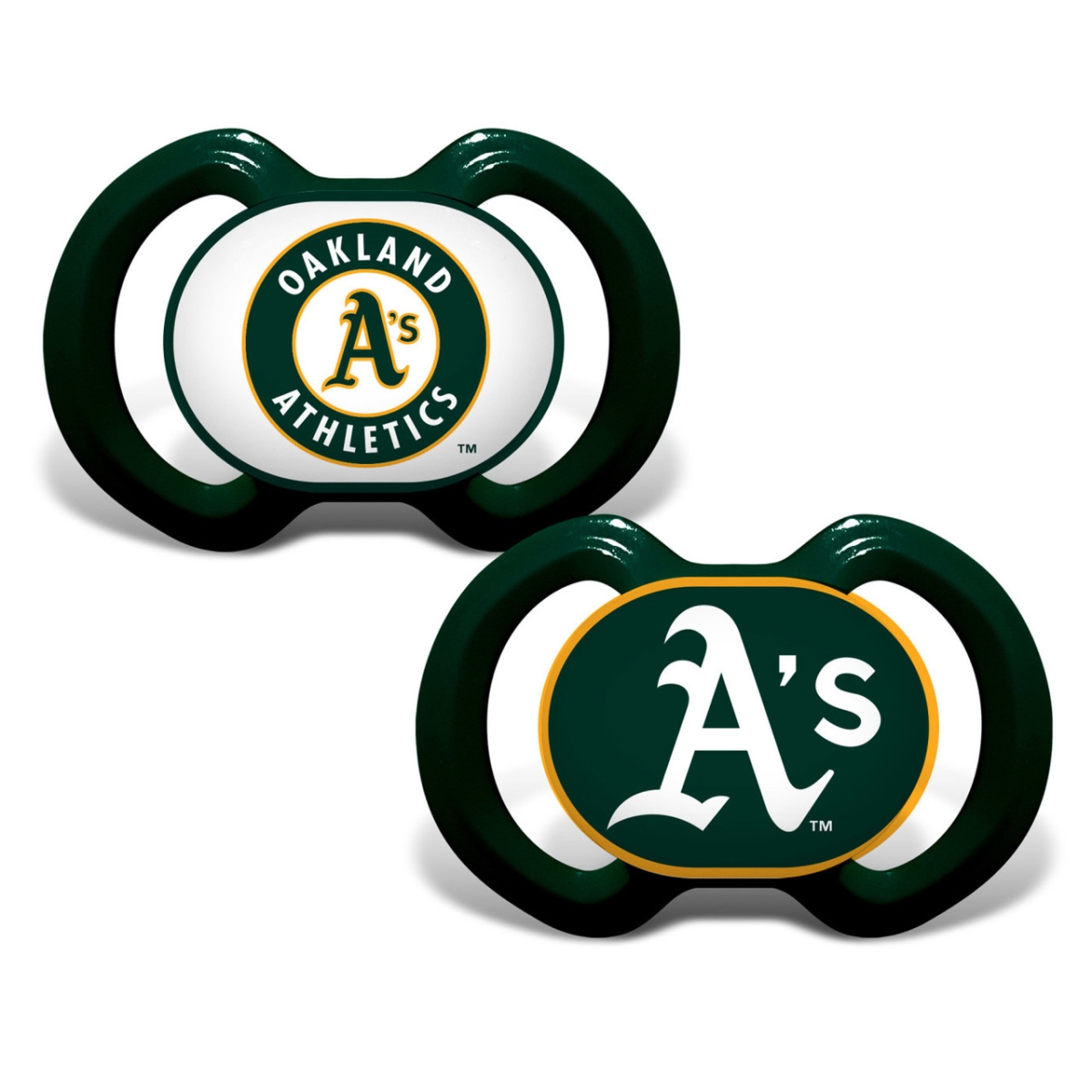 Masterpiece OAA112T MLB Oakland Athletics Pacifier Legacy - Pack of 2