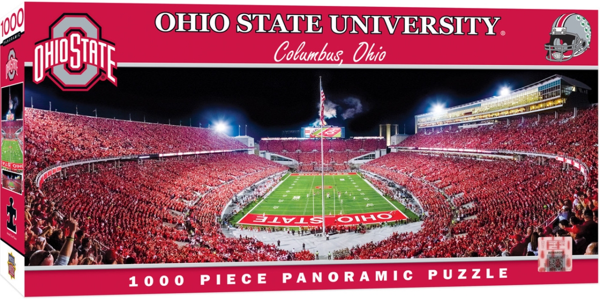 Masterpiece OST1031 NCAA Ohio State Buckeyes Football Panoramic Puzzle with Endzone - 1000 Piece