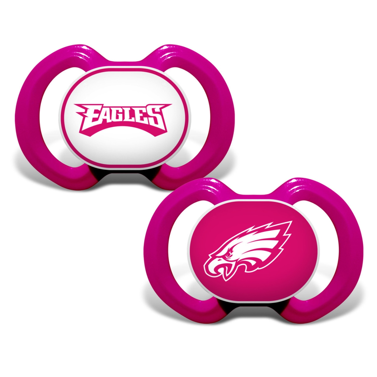 Masterpiece PHE2001 NFL Philadelphia Eagles Pacifier, Pink - Pack of 2