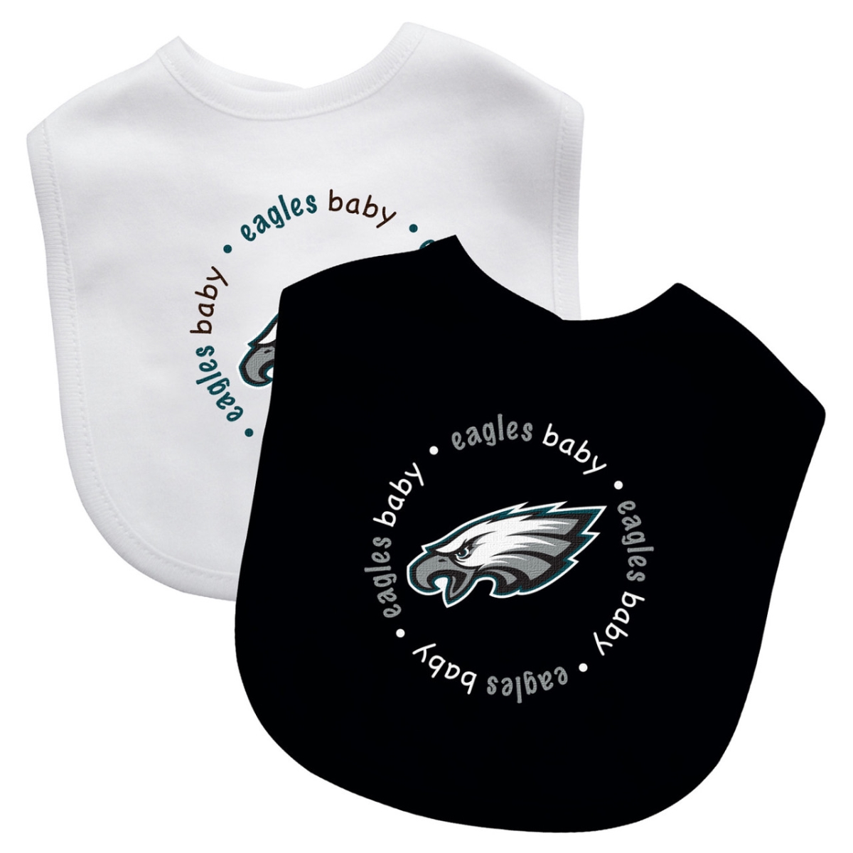 Picture of Masterpiece PHE2160 NFL Philadelphia Eagles Baby Bibs - Pack of 2
