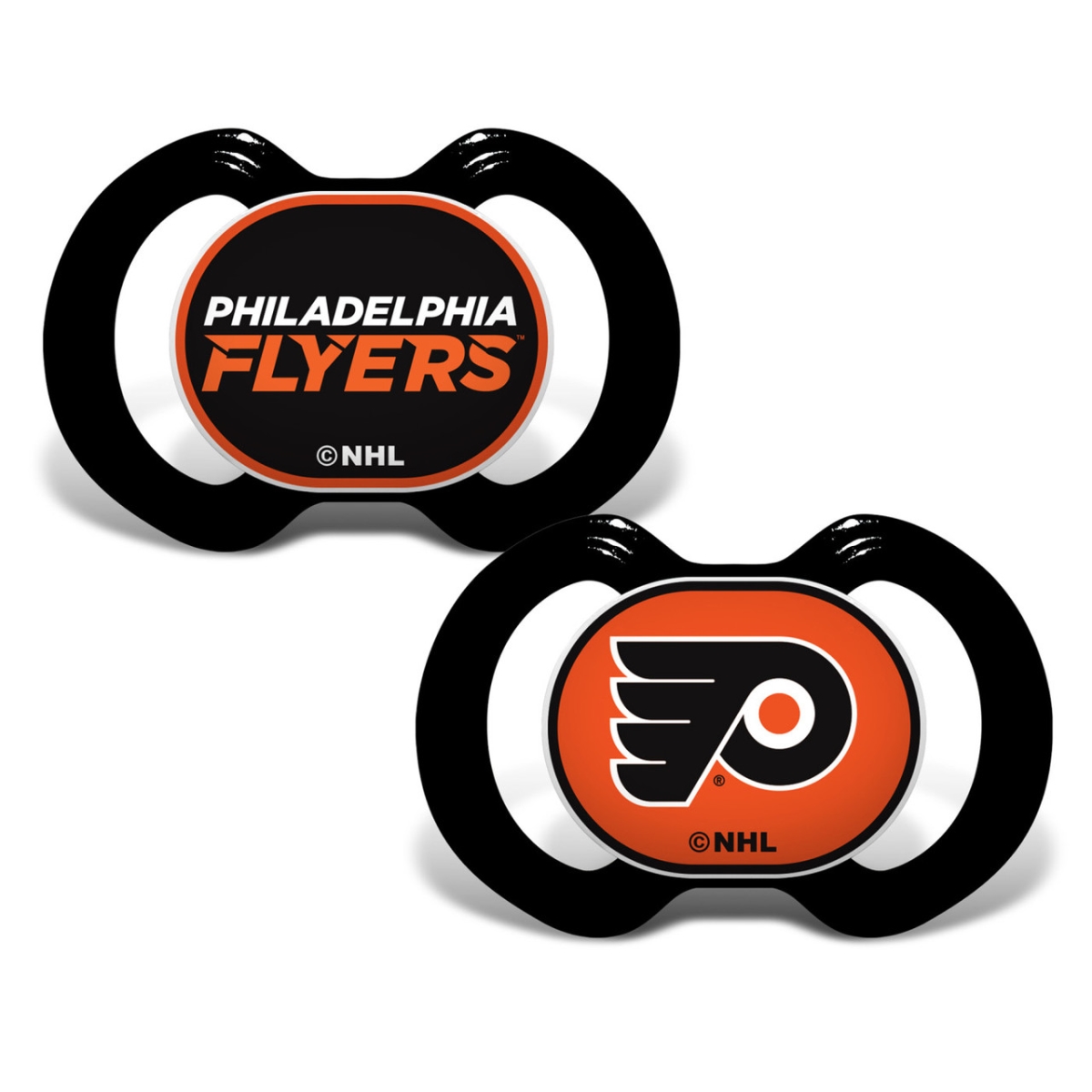 Masterpiece PHF2000 NHL Philadelphia Flyers Pacifier - Pack of 2