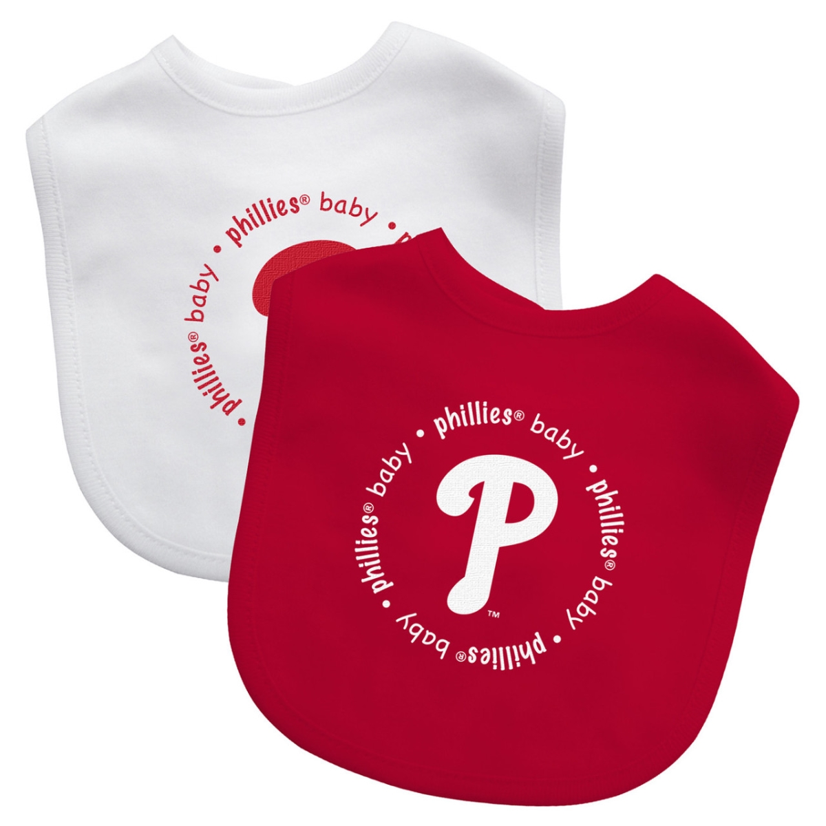 Masterpiece PHP2160 MLB Philadelphia Phillies Baby Bibs - Pack of 2