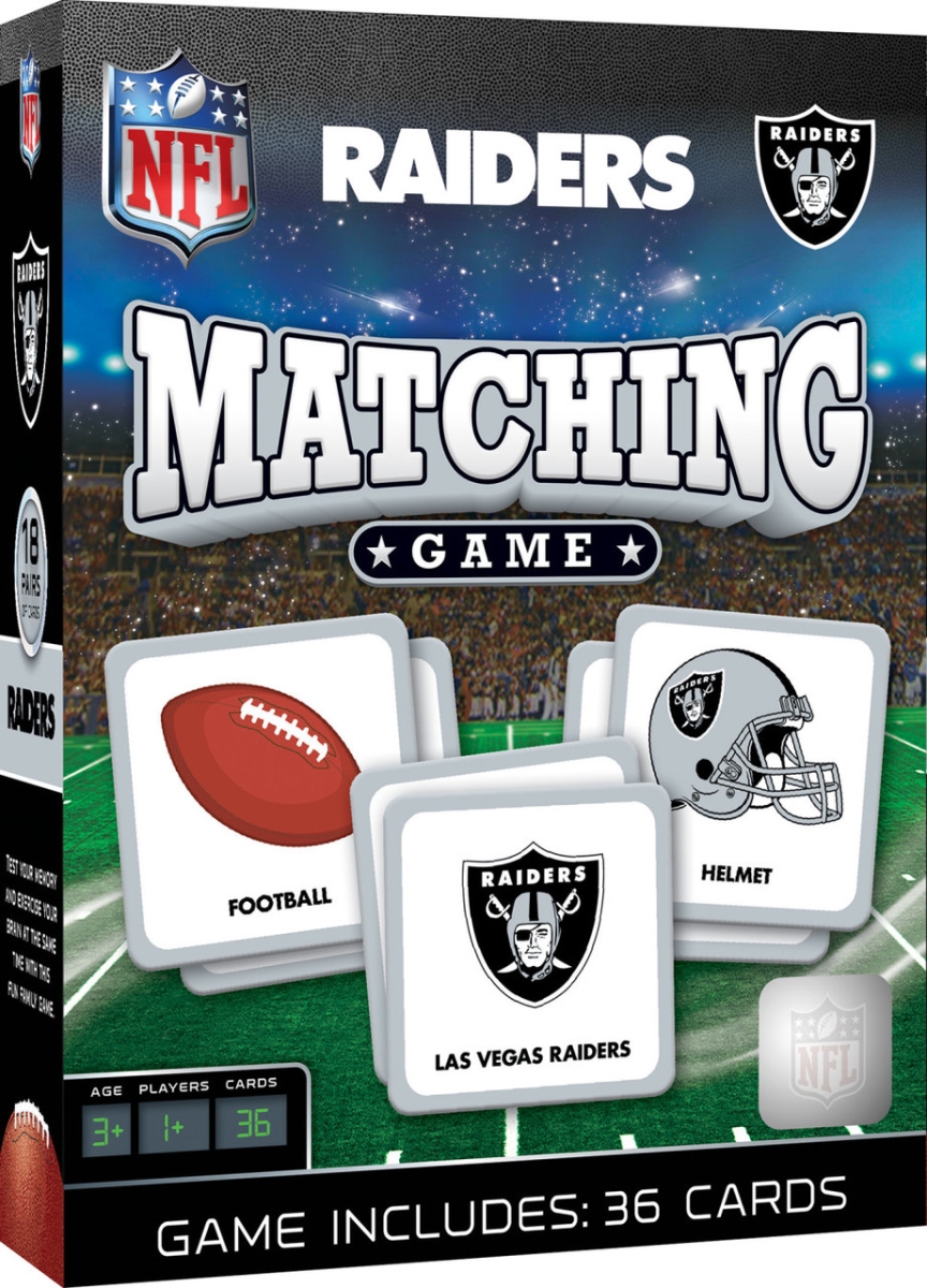 Masterpiece RAD3080 NFL Las Vegas Raiders Matching Game