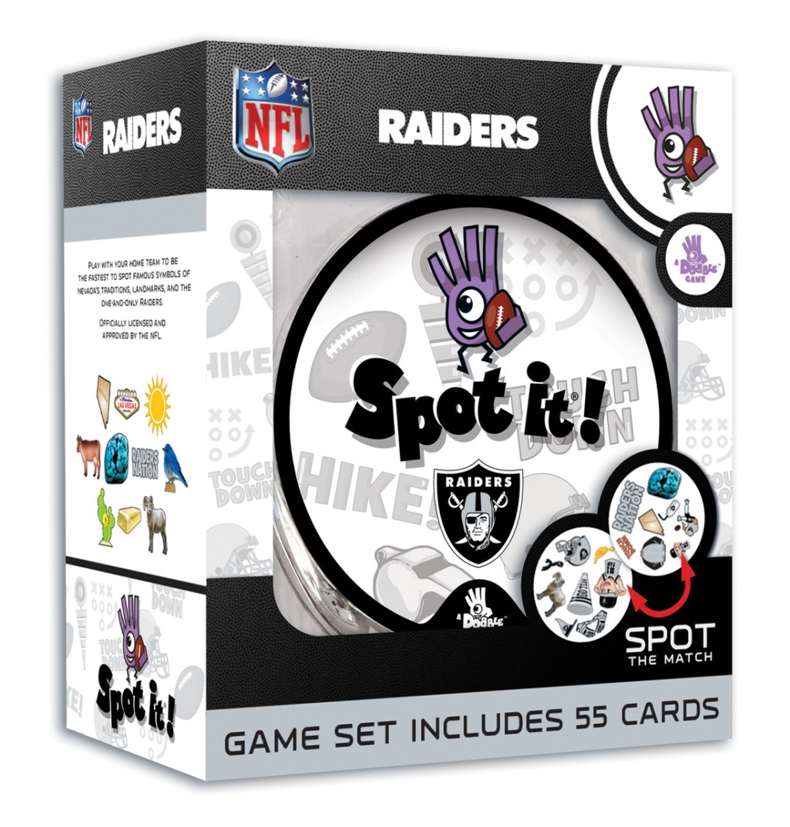 Masterpiece RAD3160 NFL Las Vegas Raiders Spot It Game