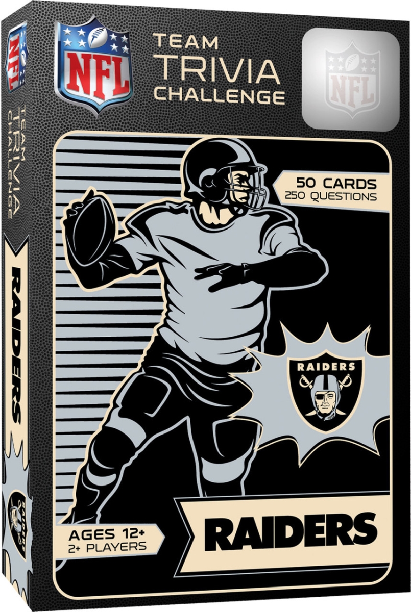 Masterpiece RAD3240 NFL Las Vegas Raiders Trivia Challenge Game
