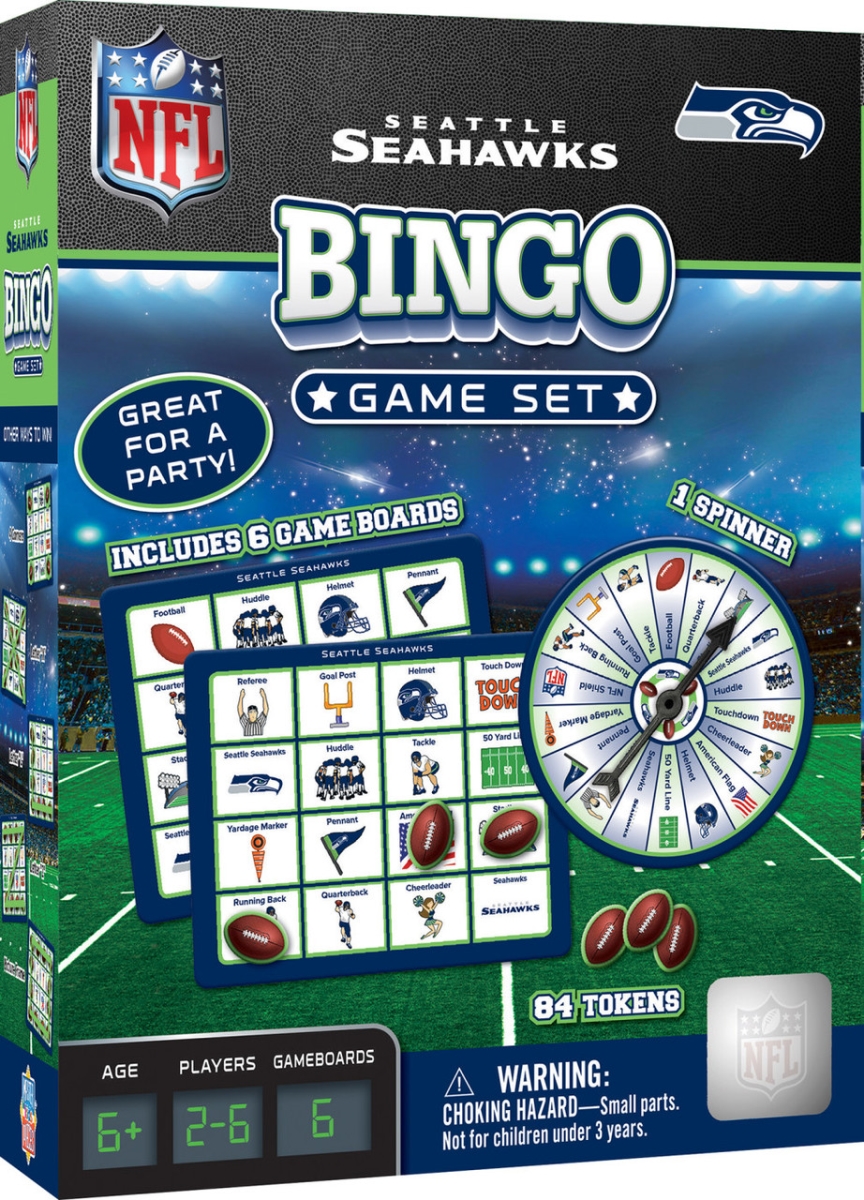 Masterpiece SES3250 NFL Seattle Seahawks Bingo Game