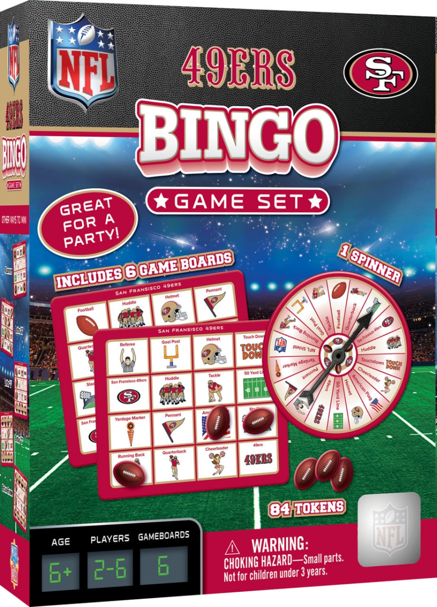 Masterpiece SFF3250 NFL San Francisco 49ers Bingo Game