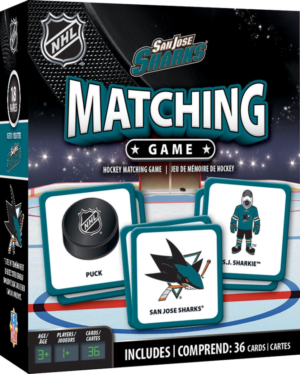 Masterpiece SJS3080 NHL San Jose Sharks Matching Game