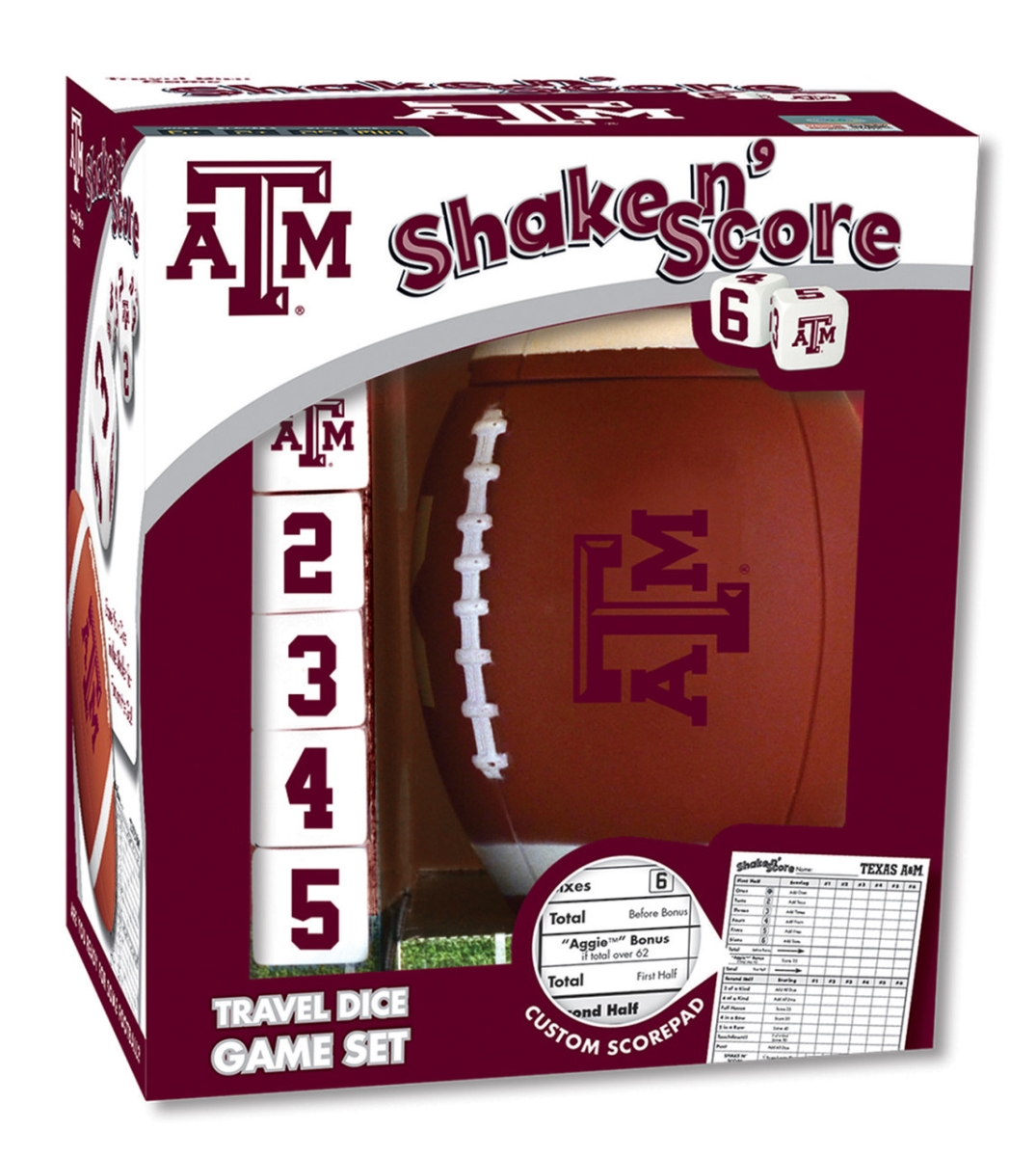 Masterpiece TAM3090 NCAA Texas A&M Aggies Shake-N-Score Dice Game
