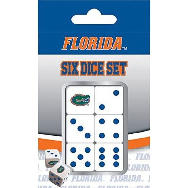 Masterpiece UFL3140 NCAA Florida Gators Dice Set