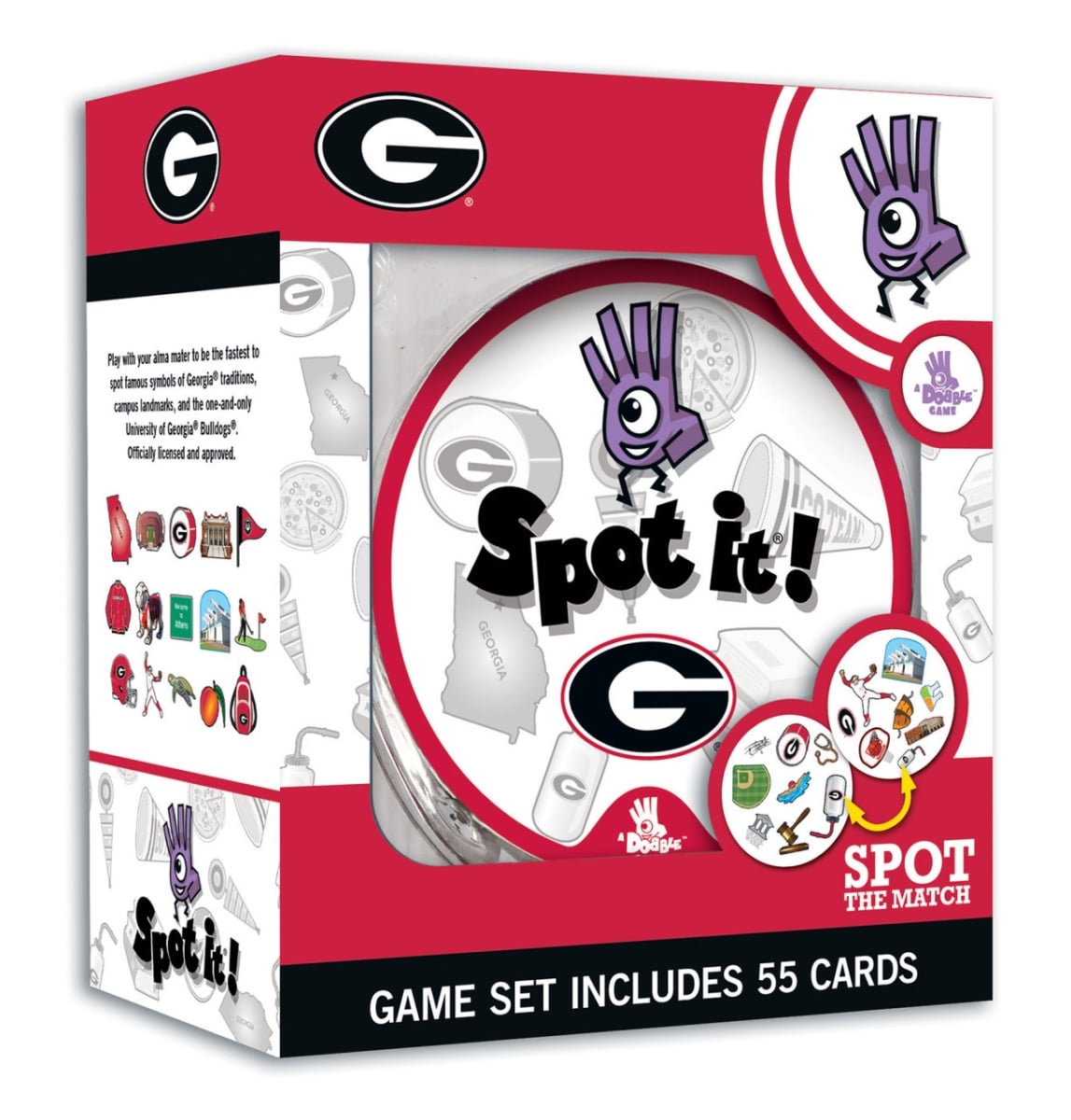 Masterpiece UGA3160 NCAA Georgia Bulldogs Spot It Game